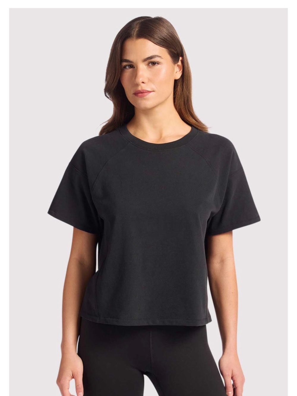 nuuds steady seamed tee - Black